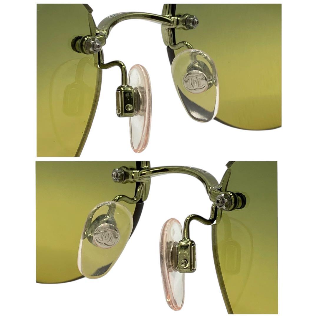 CHANEL サングラス アイウェア リムレス　フレームレス ココマーク グラデ