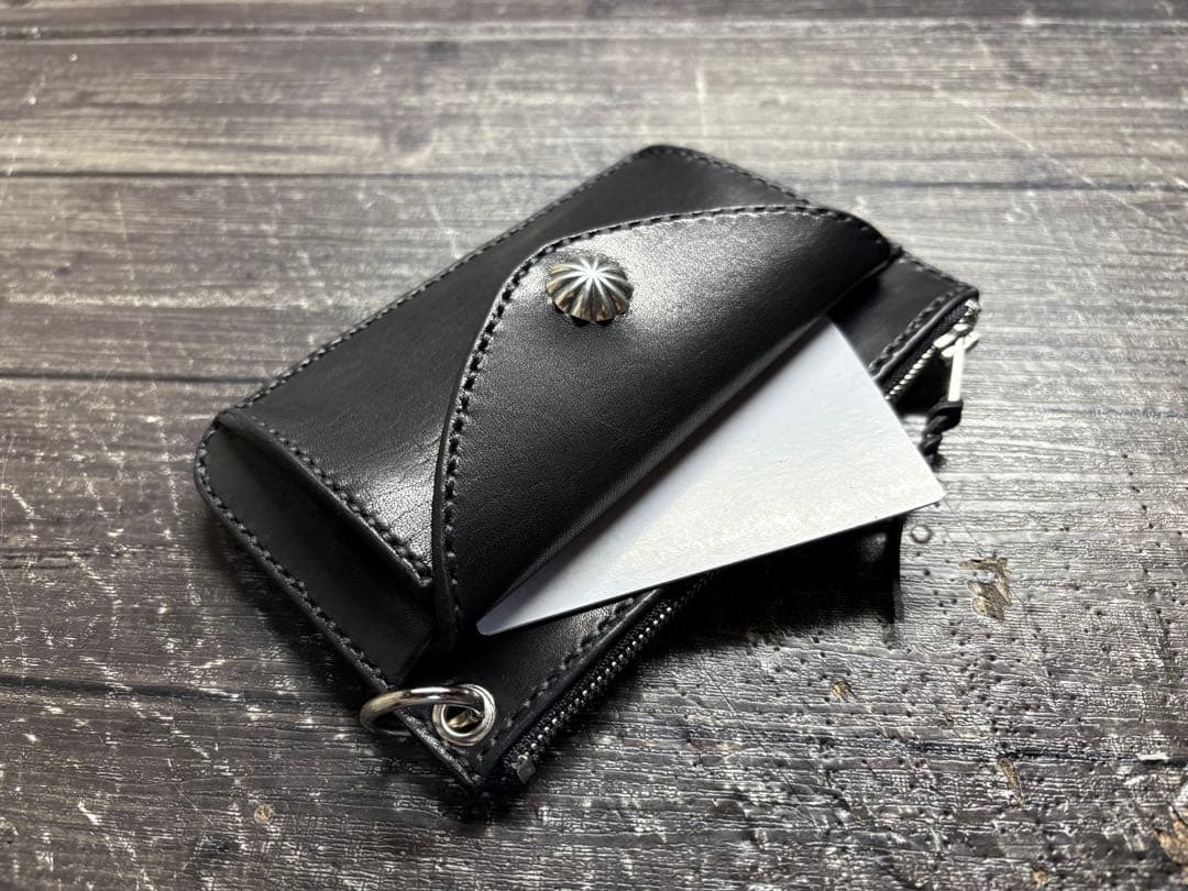 栃木サドルレザー　アポロコンチョコンパクトウォレット②
