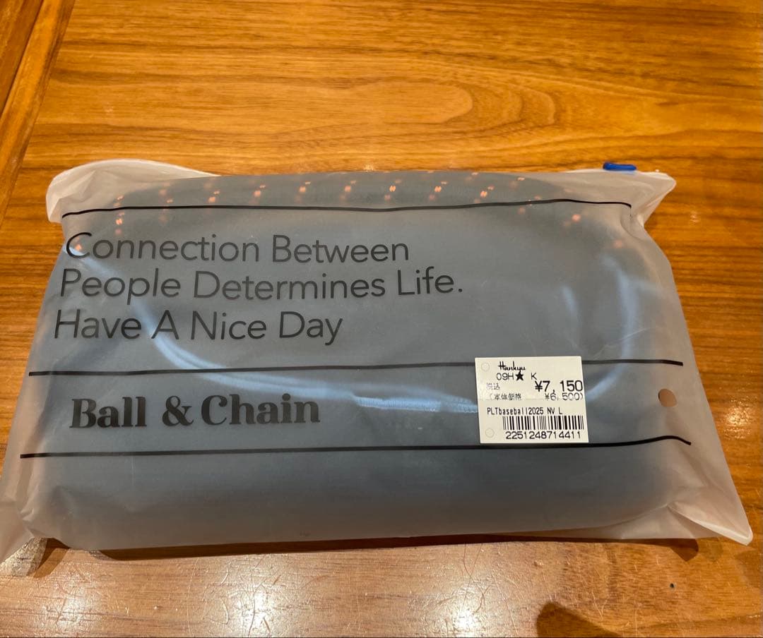 完売品　ボールアンドチェーン　SNOOPY 西宮阪急 限定 ネイビー Lサイズ