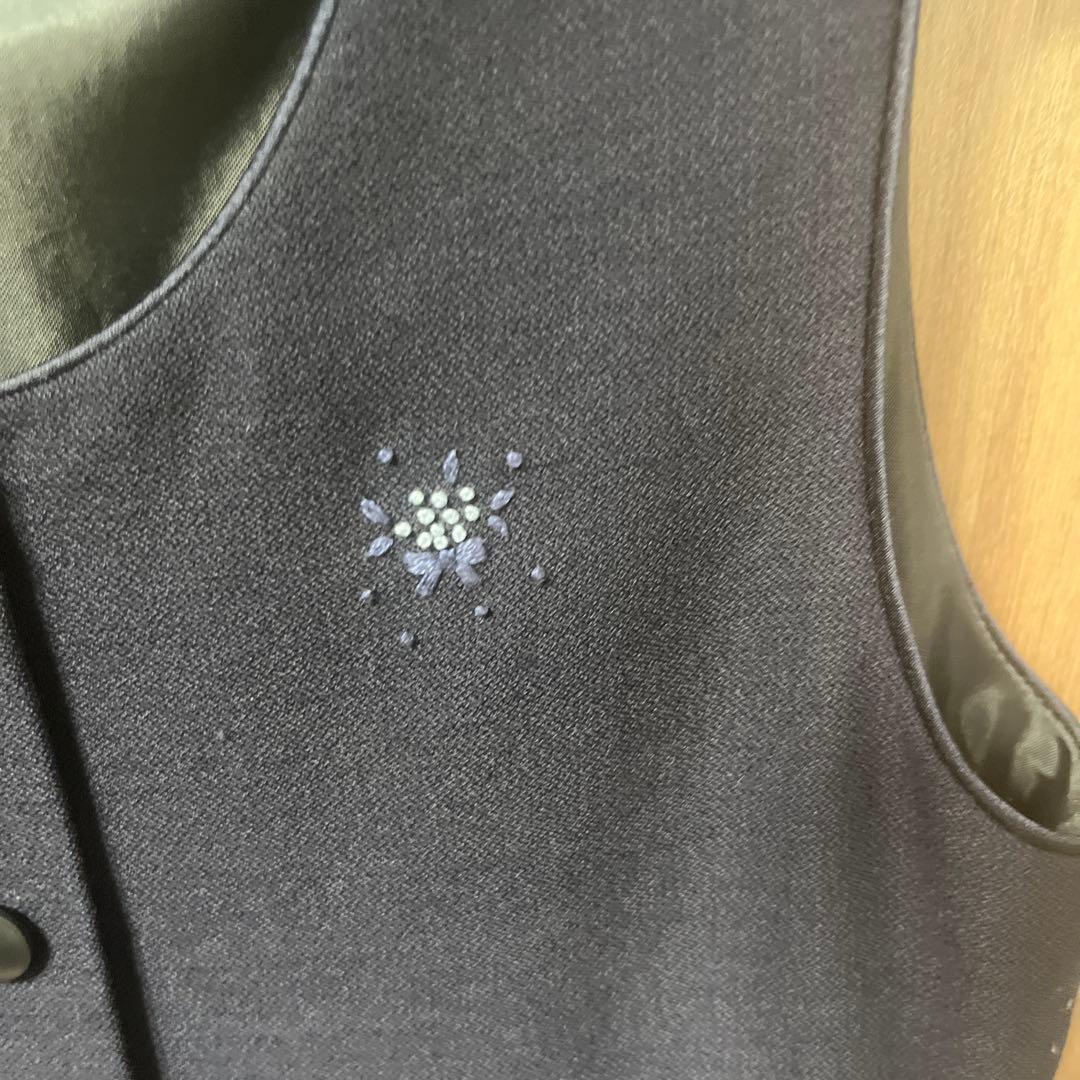 現行 ファミリア アンサンブル 115cm 刺繍 ジャケット ワンピース 110