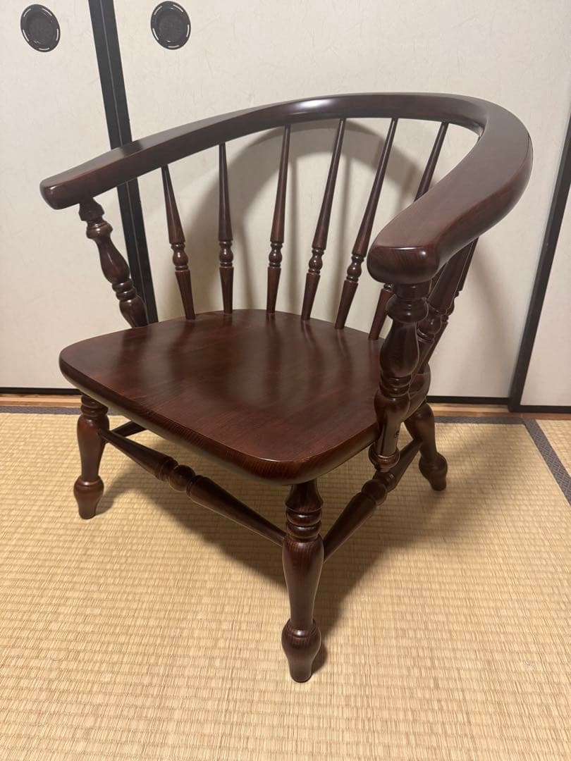 柏木工　かしわ　アームチェア　シングル　椅子　チェア　ラウンジ　ウィンザー