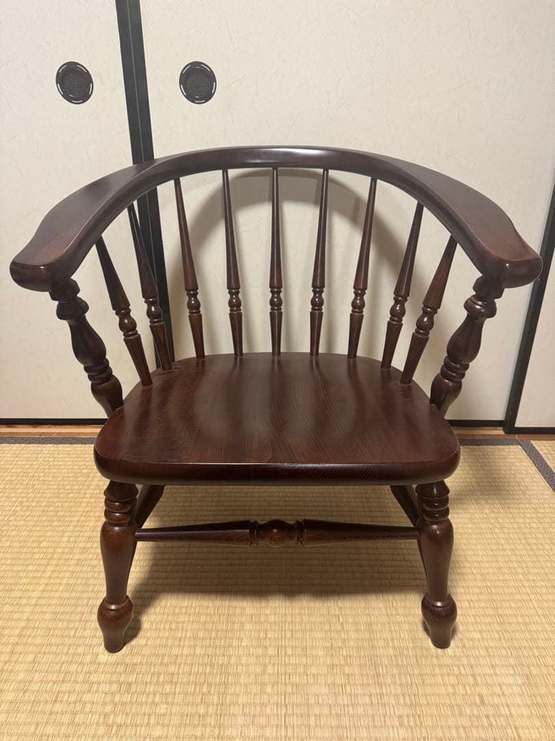 柏木工　かしわ　アームチェア　シングル　椅子　チェア　ラウンジ　ウィンザー