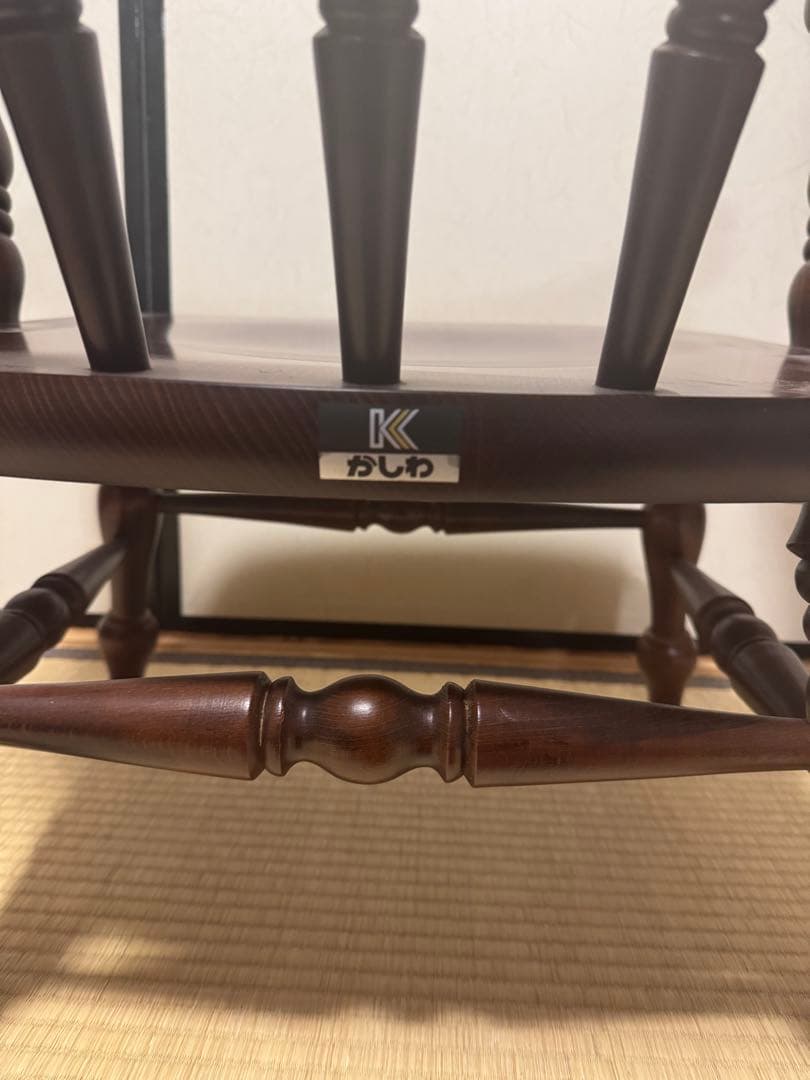 柏木工　かしわ　アームチェア　シングル　椅子　チェア　ラウンジ　ウィンザー