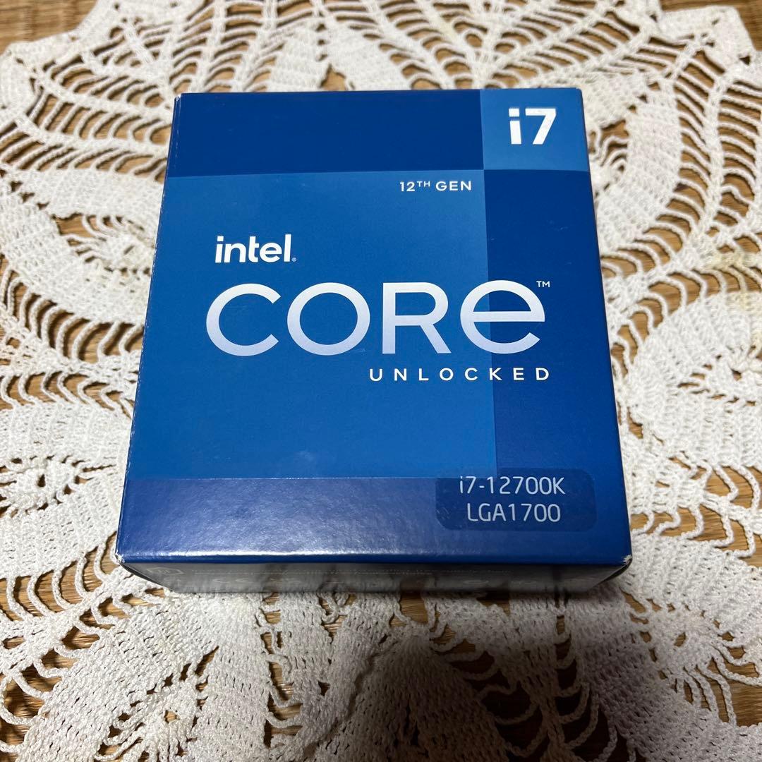 動作不良品☆intel CORE UNLOCKED i7-127000K