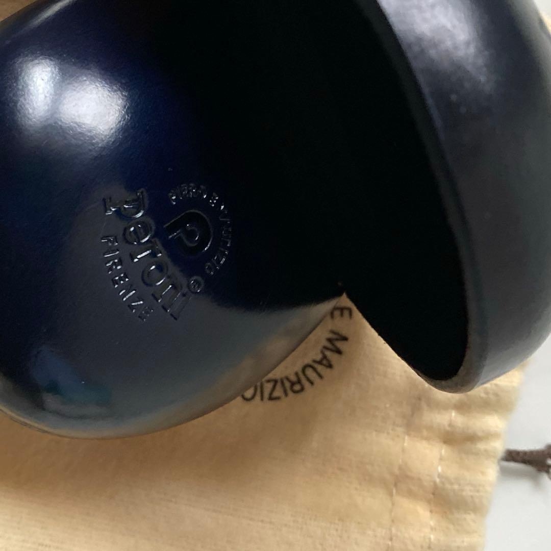 ペローニ 小銭入れ ブラック イタリア ハンドメイド シームレス