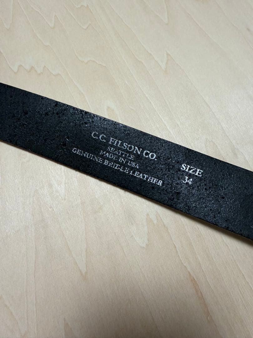 フィルソン ブライドルレザーベルト 34インチ アメリカ製