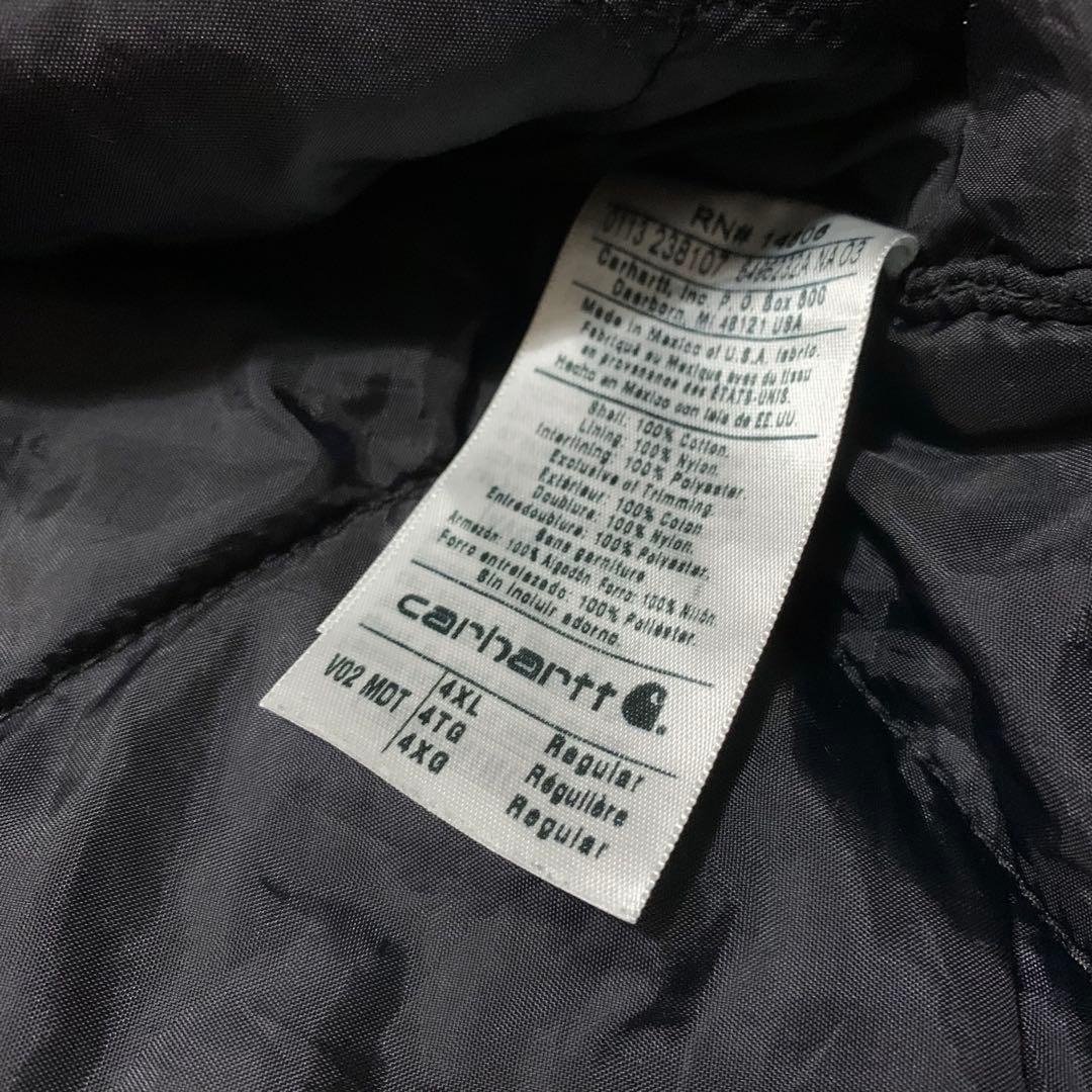 Carhartt ダック ベスト メキシコ製 キルティング Mexico