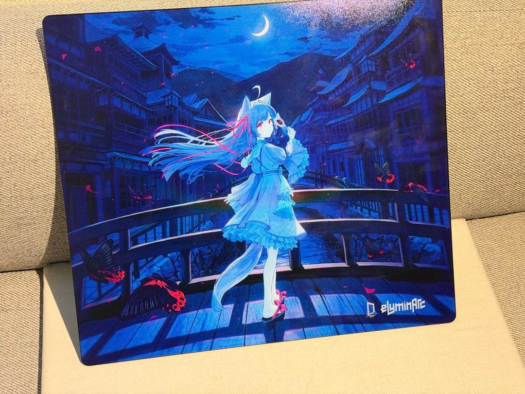 eLuminArc ガラスマウスパッド GMeLA「月灯」