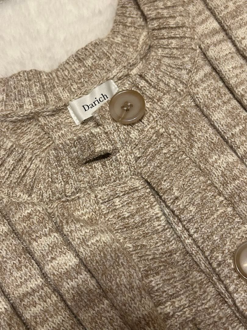 値下げダーリッチ シャーベットアンサンブルニットミニワンピースF-Lサイズ