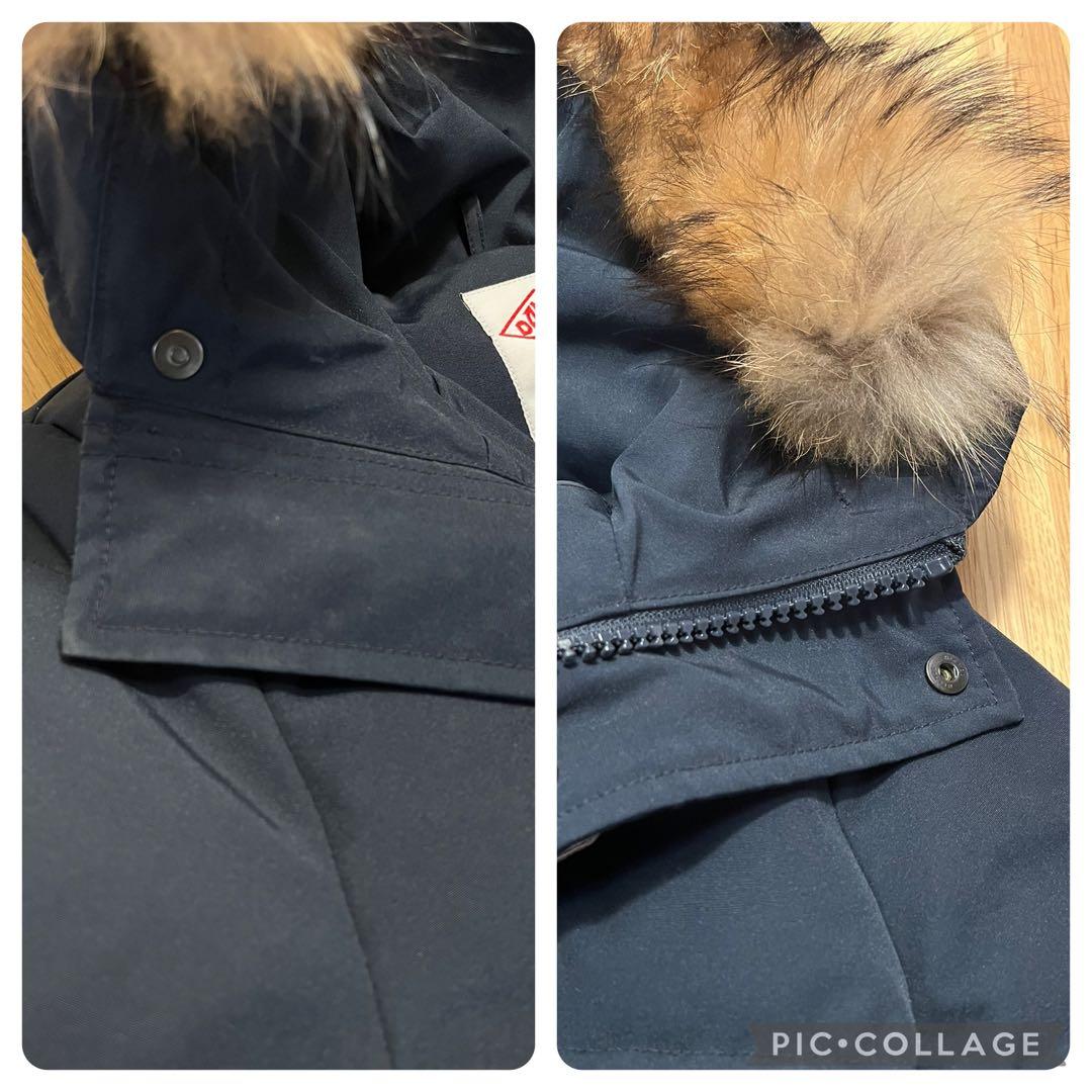 本日限定お値下げ‼️ダントン【XS 】ロングダウンコート　ネイビー【34】