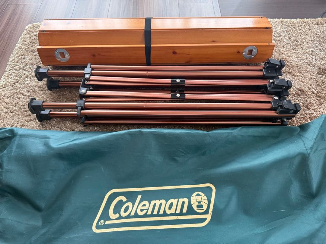 コールマン　ナチュラルウッドロールテーブルクラシック110