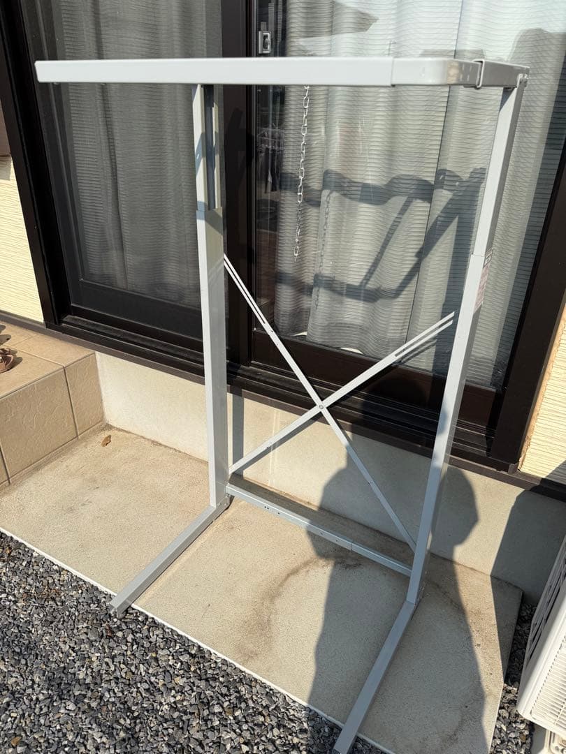 日立　衣類乾燥機用　のびのびスタンド　DES-75 シルバー