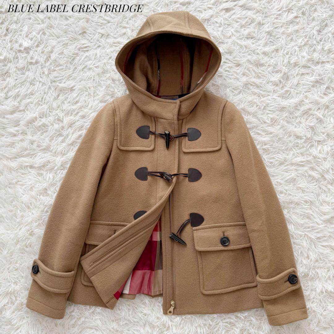 BLUE LABEL CRESTBRIDGE ショート ダッフルコート ベージュ