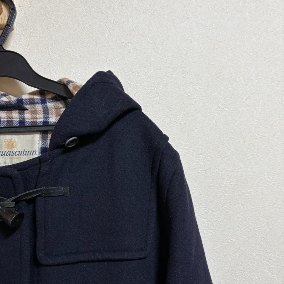 アクアスキュータム ダッフルコート ウール100％ オーバーサイズ