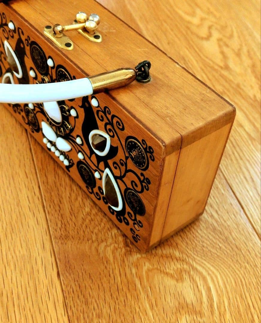 エニットコリンズ　アンティークBOXバッグ