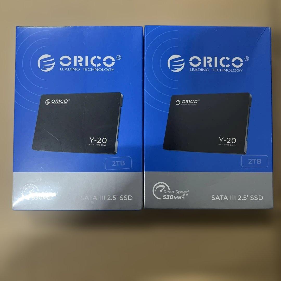 新品未開封　ORICO Y-20 2TB SATA III 内蔵SSD 2個