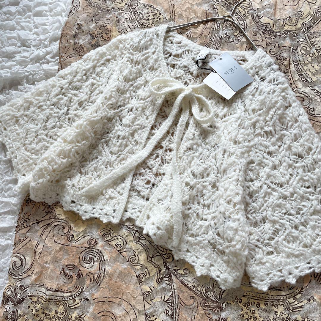 2025AW【未使用・タグ付】スローブイエナ　トゴール スラブレースボレロ