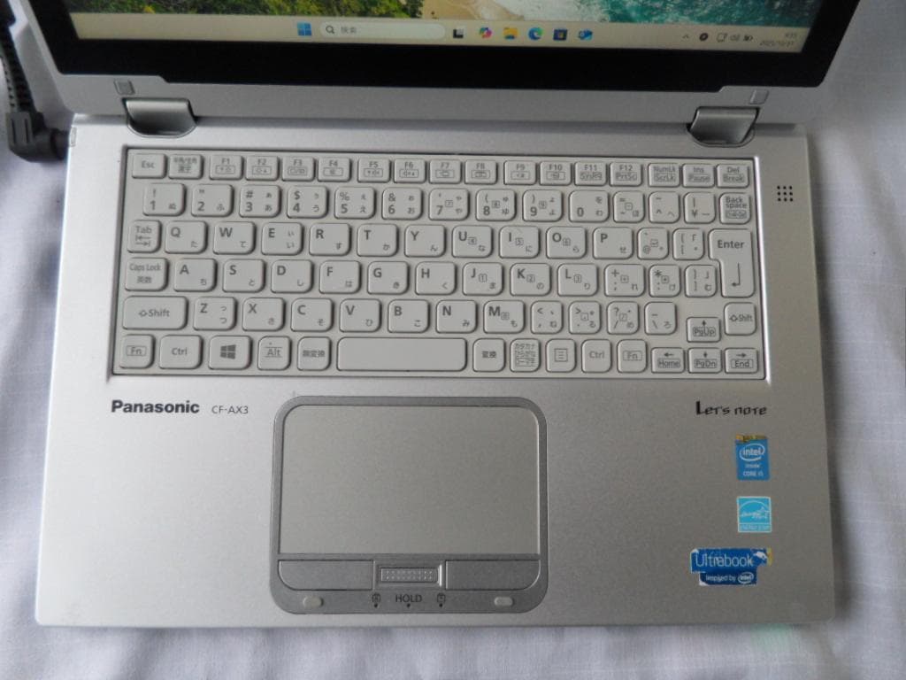 快速！ハイブリット LET'S NOTE CF-AX3 CPUi5 SSD