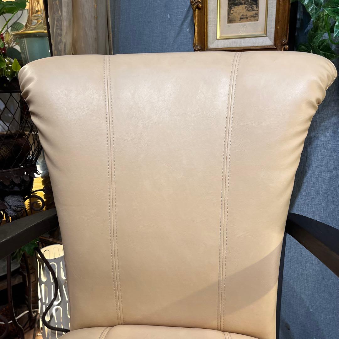 Sale L ４ NAGANO キャスター付き　３６０度回転　　アームチェア