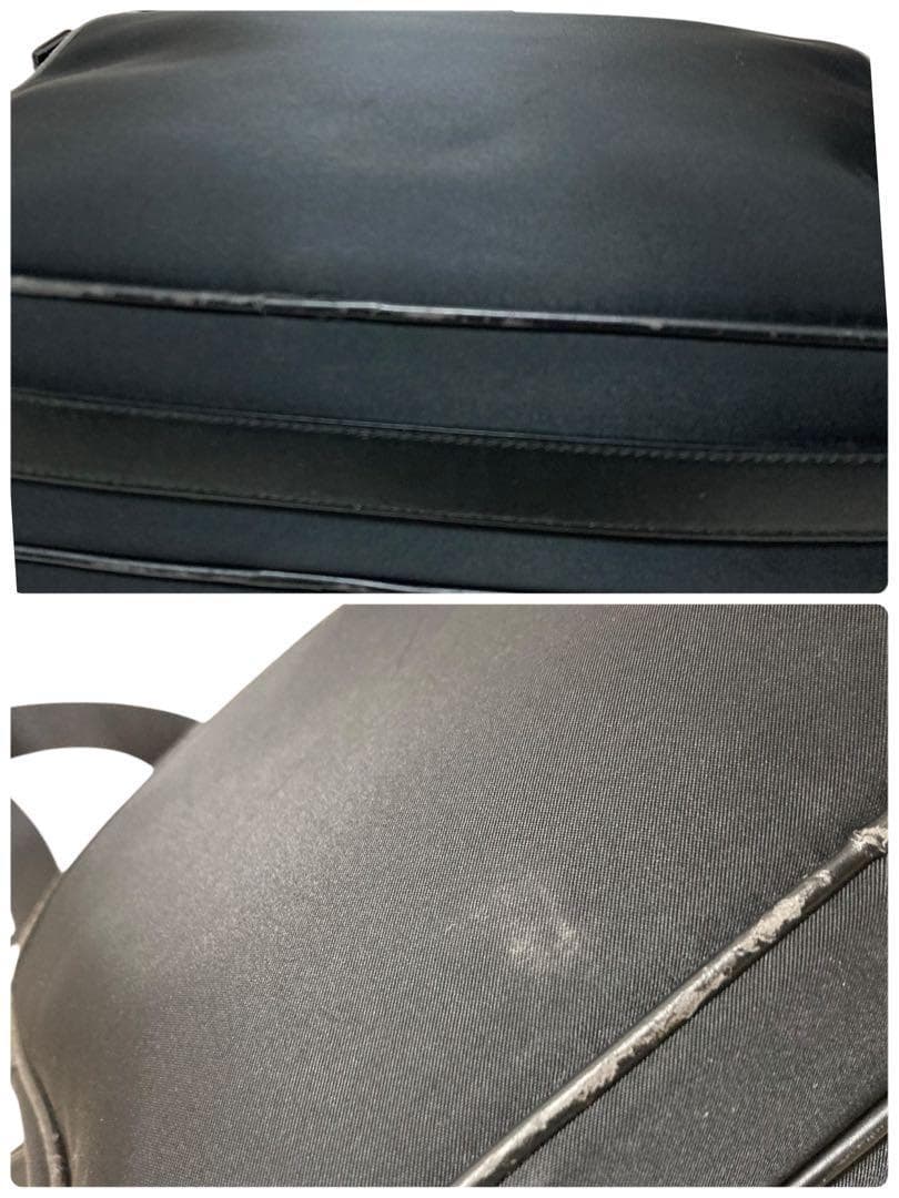 【良品】バーバリー　メッセンジャーバッグ　ショルダー　黒　ノバチェック　ナイロン