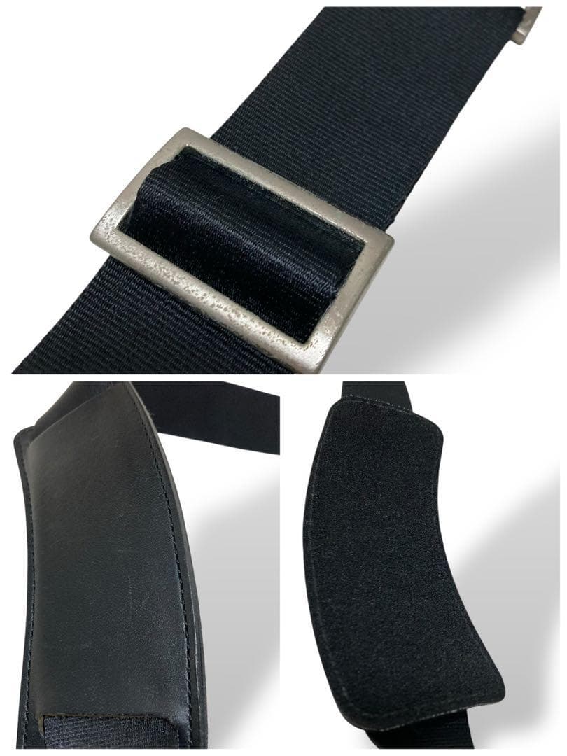 【良品】バーバリー　メッセンジャーバッグ　ショルダー　黒　ノバチェック　ナイロン