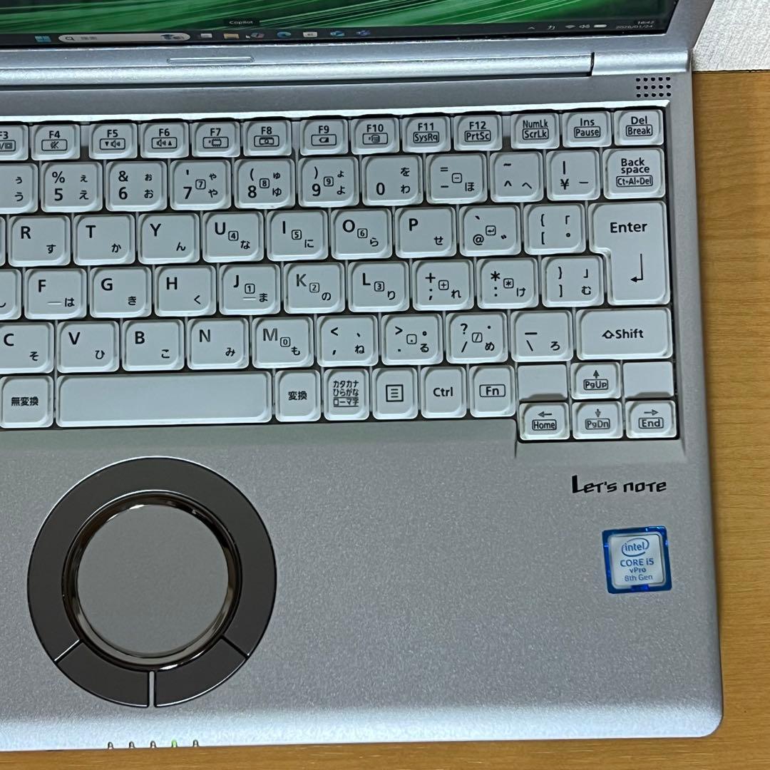 バッテリー良好!レッツノートSV8 i5 8G／128GB／オフィス2024