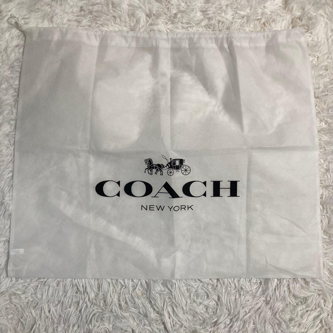 極美品　現行　コーチ　リュック　ケンリー　バックパック　A4収納可　レザー　黒