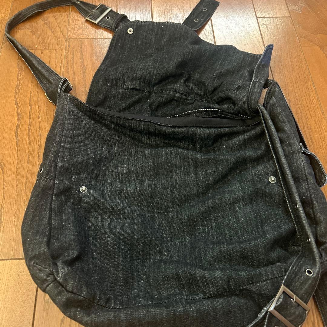 Jaded London デニム風 メッセンジャーバッグ