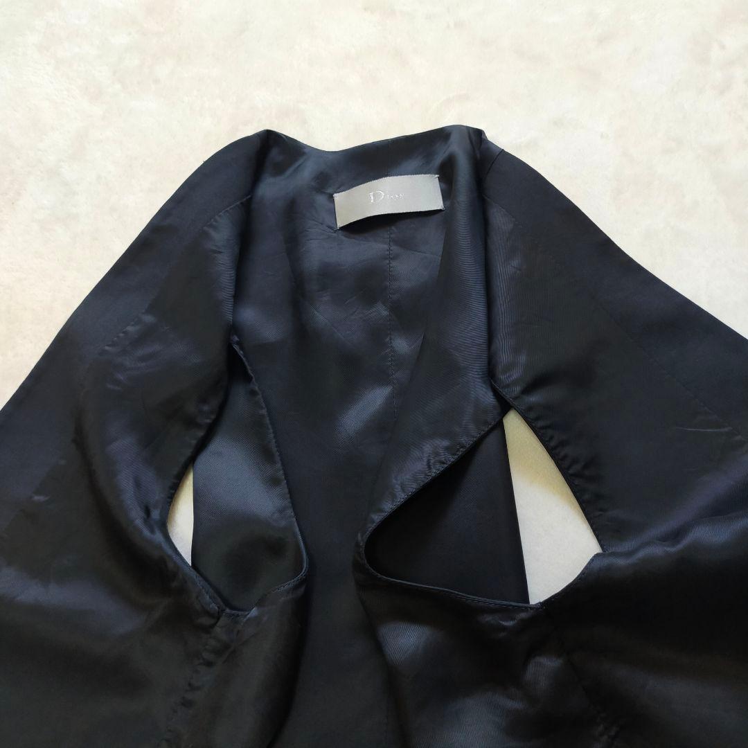 イタリア製　DIOR HOMME　44　テーラードベスト　ジレ　タキシードベスト