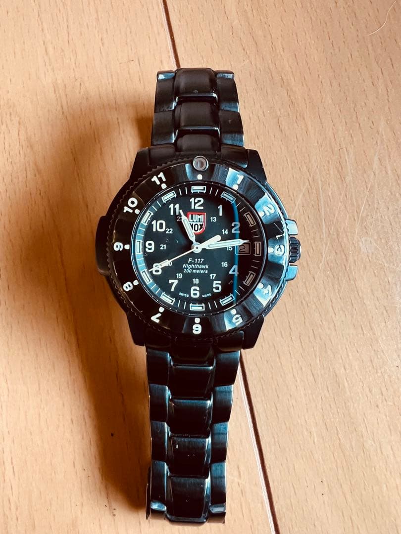 Luminox F117 ブラック 時計　ナイトホーク　美品