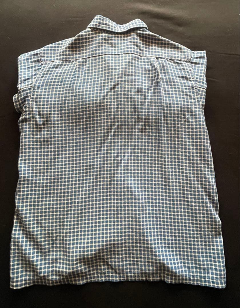 50's Ensenada ブルー×ホワイト グラフチェックシャツ