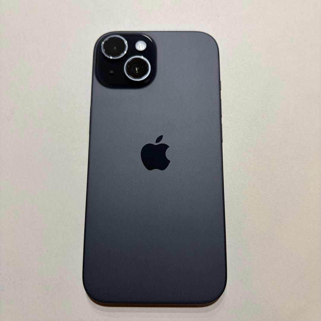 Apple iPhone 15 ブラック 128GB SIMフリー 箱、全付属品