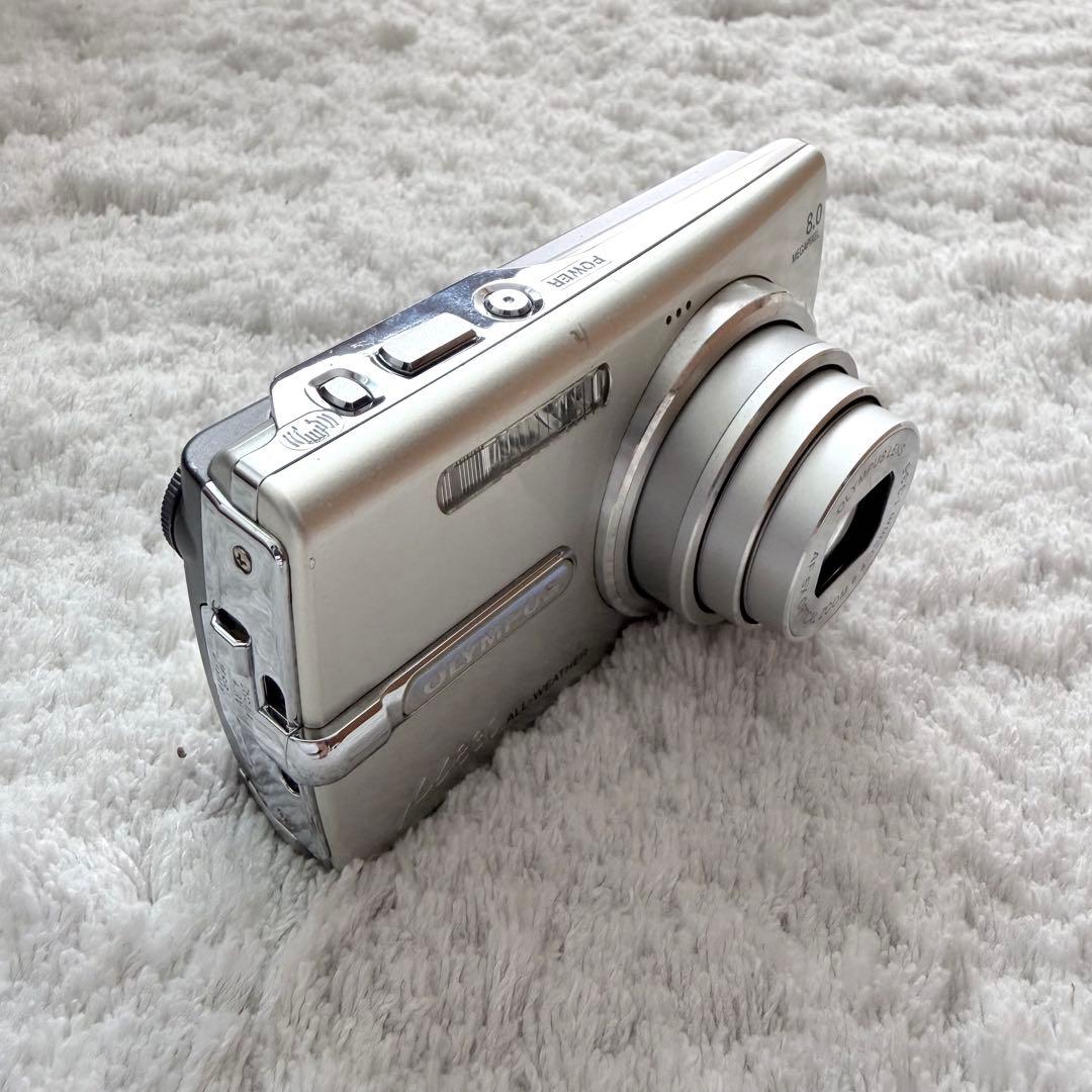 【動作確認済】OLYMPUS オリンパス μ830 レトロコンデジ シルバー
