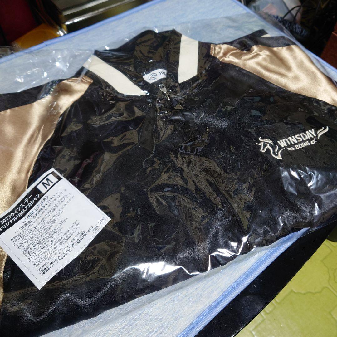 WINS DAY スカジャン Mサイズ ブラック/ゴールド