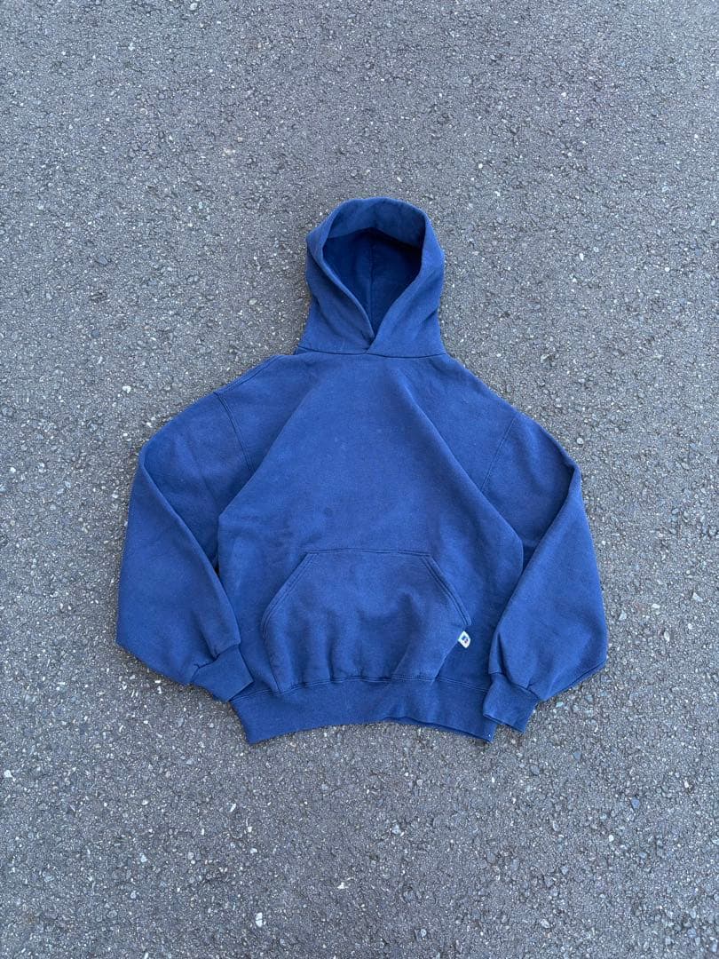 【Russell】USA製　90s フーディ　ネイビー　紺
