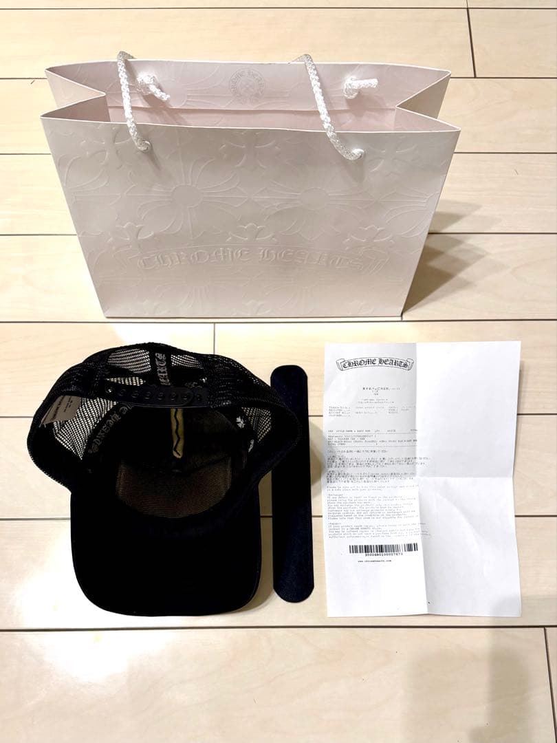 クロムハーツ　メッシュ　キャップ　【最安値】【インボイスコピー】【未使用に近い】