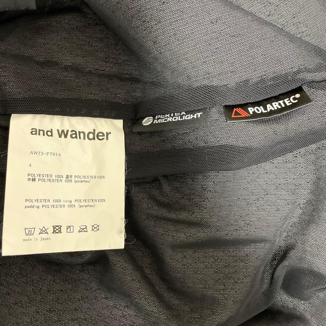 and wander ジャケット