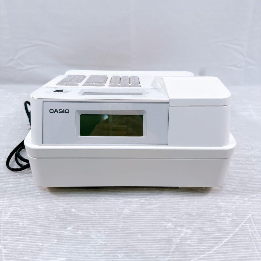 CASIO カシオ電子 レジスター SR-G3-WE レジロール付き