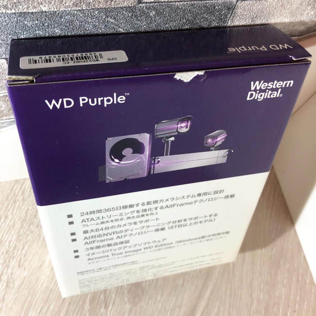 新品送料込 ウエスタンデジタル WD Purple 内蔵HDD 2TB 3.5i