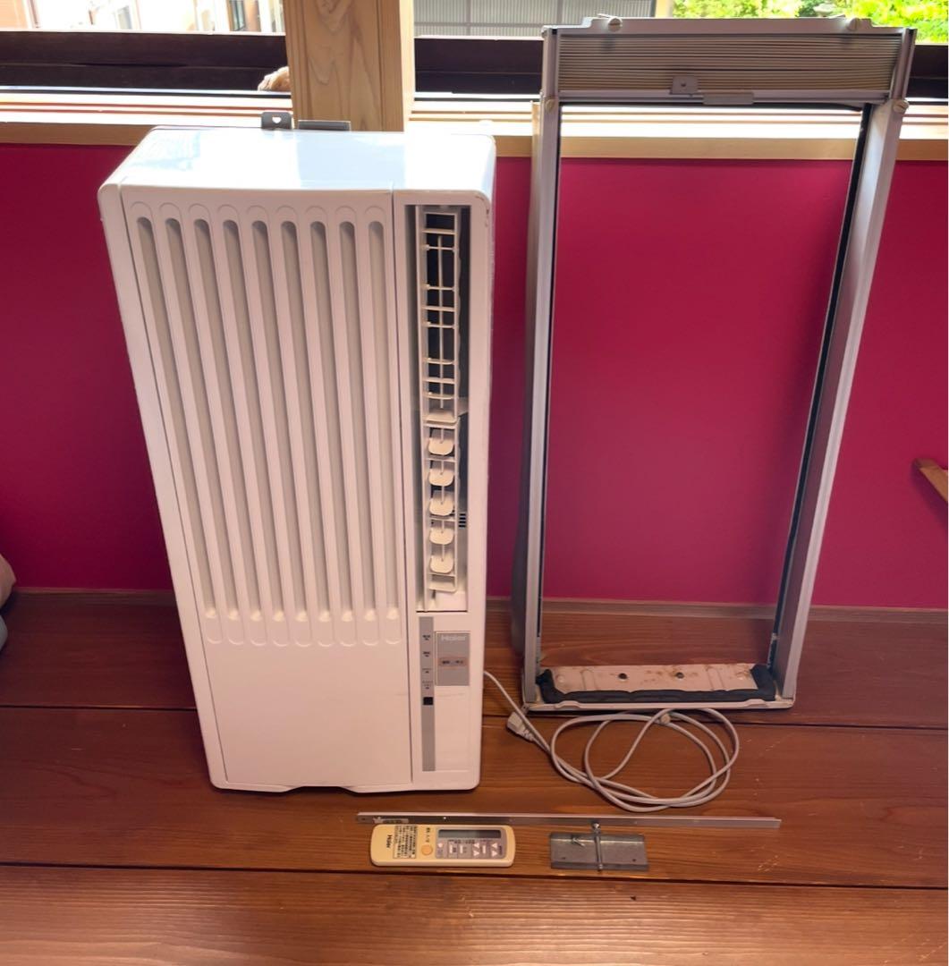 送料込最安値　2019年製 ハイアールルームエアコン(ウィンド型) JA-16T