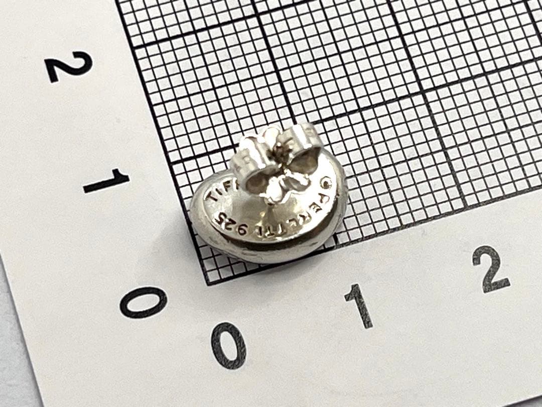 c865 ティファニー　ビーン　ピアス　シルバー　925 片側　ビーンズ