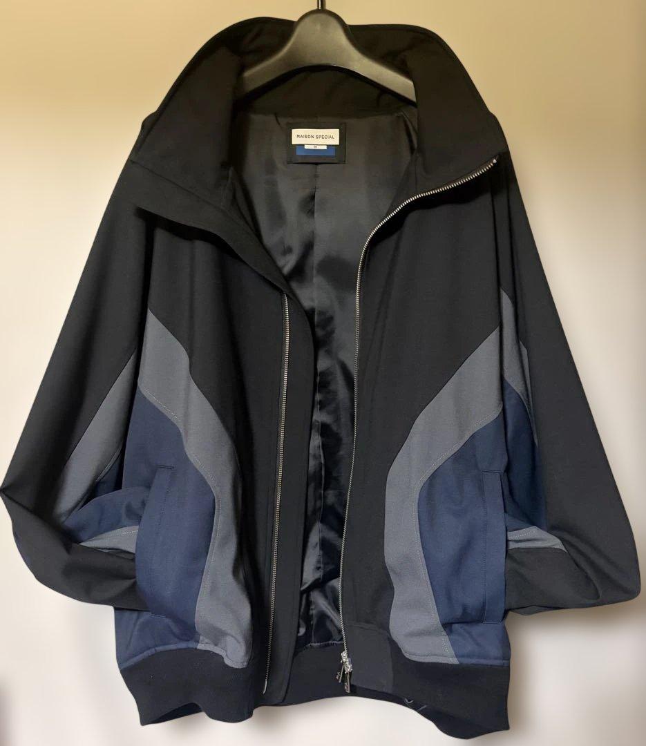 メゾンスペシャル ウールミックスプライムオーバートラックジャケット