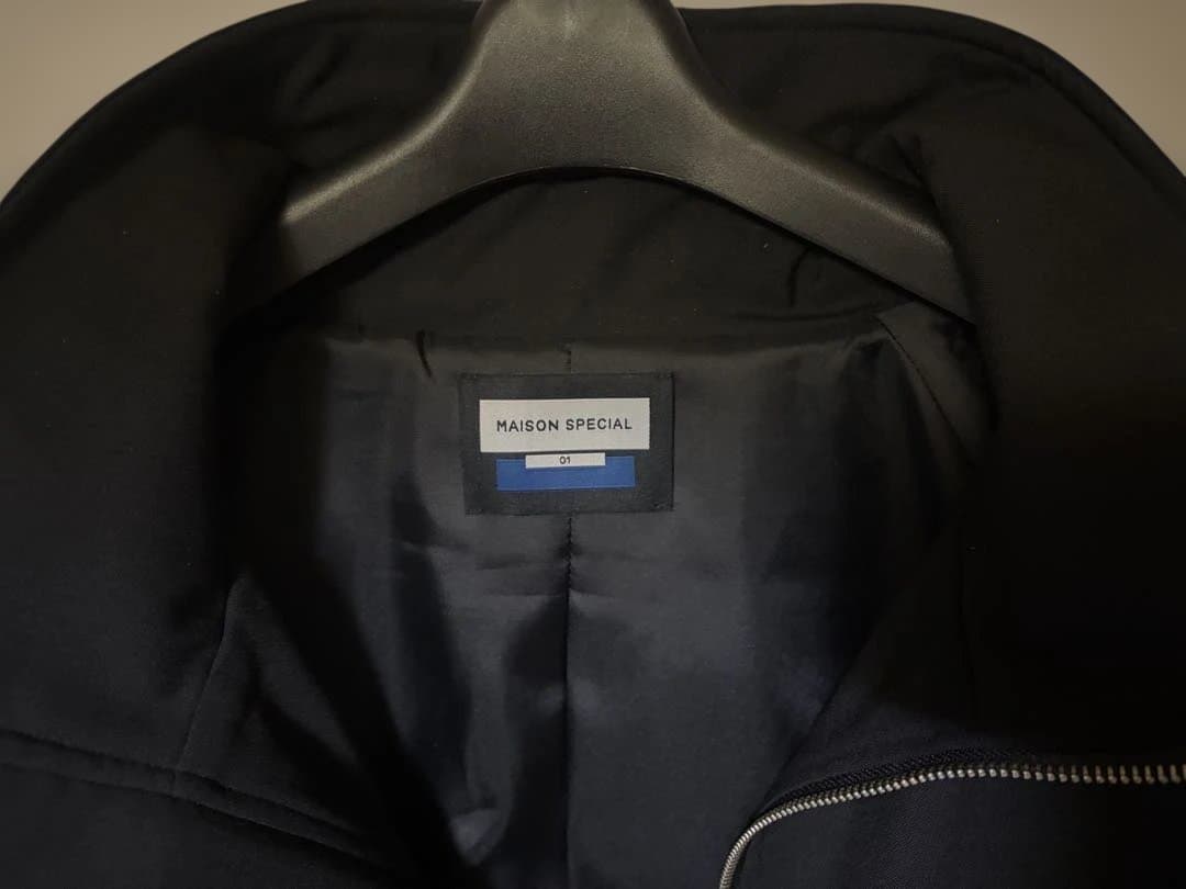 メゾンスペシャル ウールミックスプライムオーバートラックジャケット