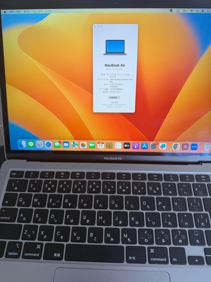 2/15まで出品 Appleパソコン 動作確認 初期化済　アップルパソコン
