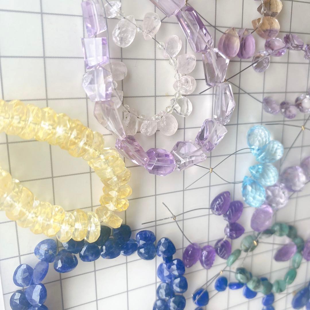 大特価天然石おすそ分け、エメラルド、カイヤナイト、ペリドット、ラピスラズリなど