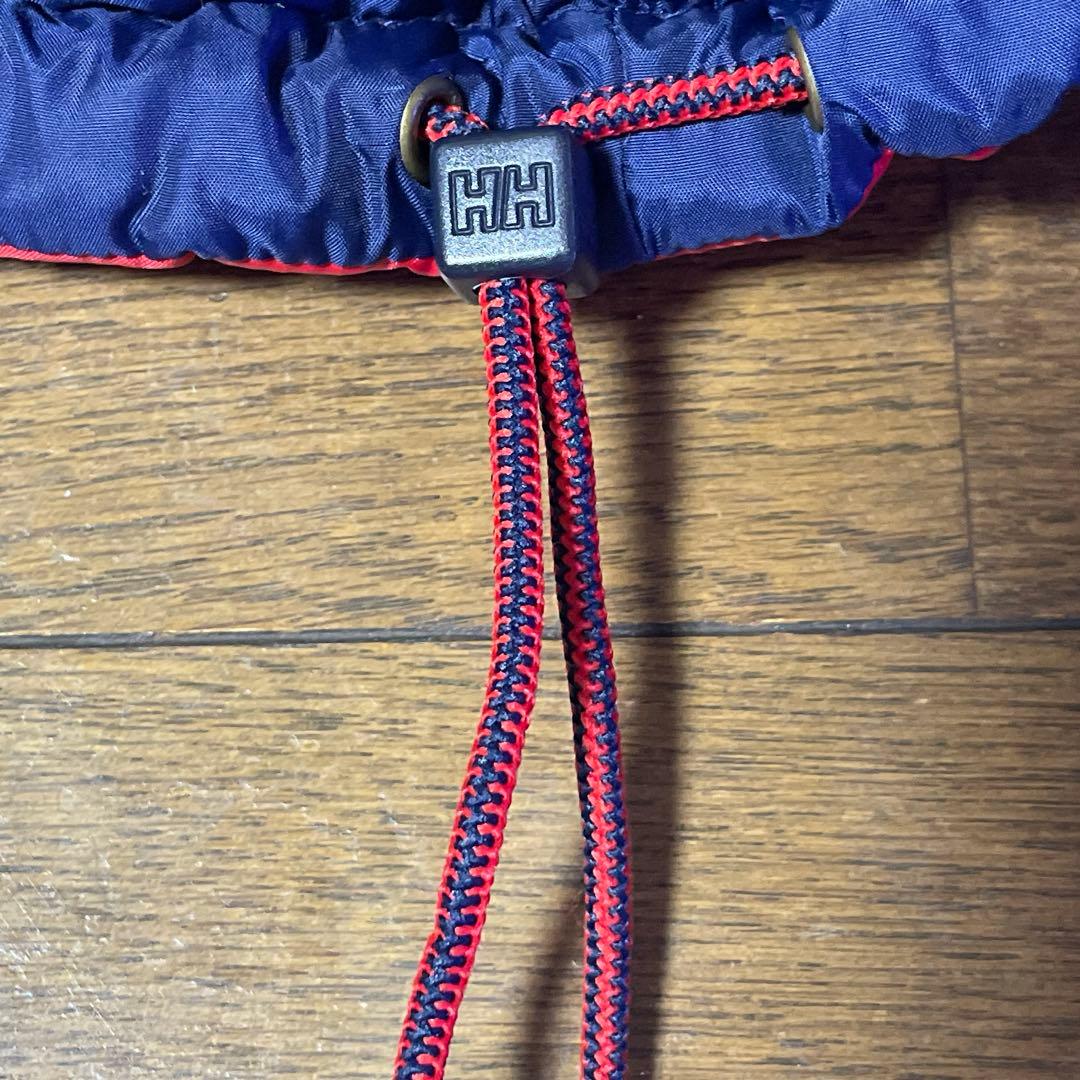 ヘリーハンセン ダウン 赤 紺 リバーシブル アウター ヌプシ ジャケット 古着