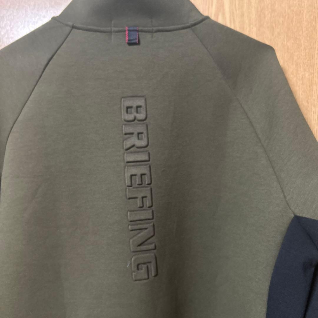 ブリーフィング：ハーフジップトレーナー／長袖　／Lサイズ