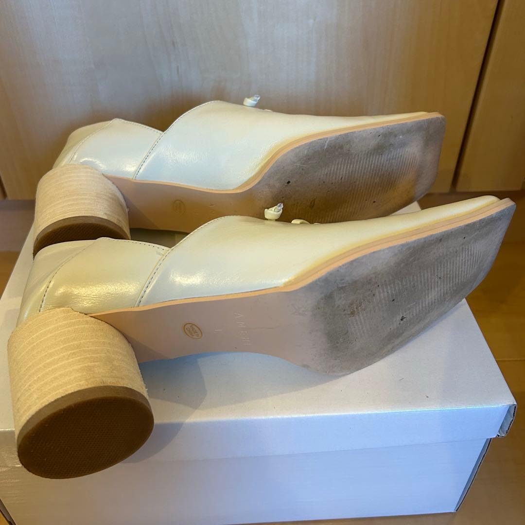 靴 ameri vintage 2WAY SQUARE LOAFERS