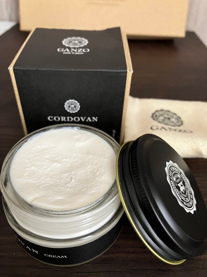 GANZO ホーウィン社 バーガンディ シェルコードバン長財布