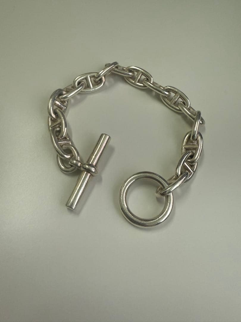 blatto 925シルバー アンカーチェーン ブレスレット 22cm